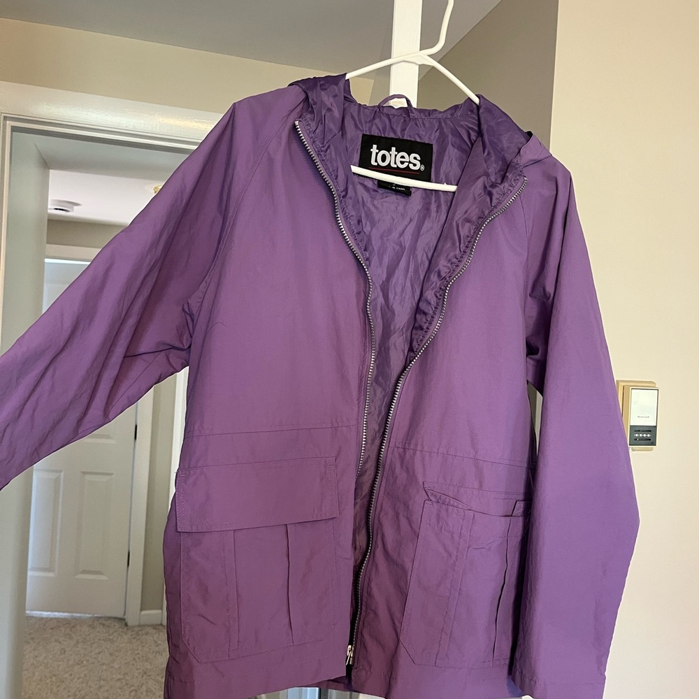 Totes Purple Rain Jacket Windbreaker